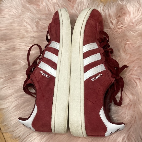 Adidas Campus maroon men’s tennis shoe - size 10 - Picture 3 of 6